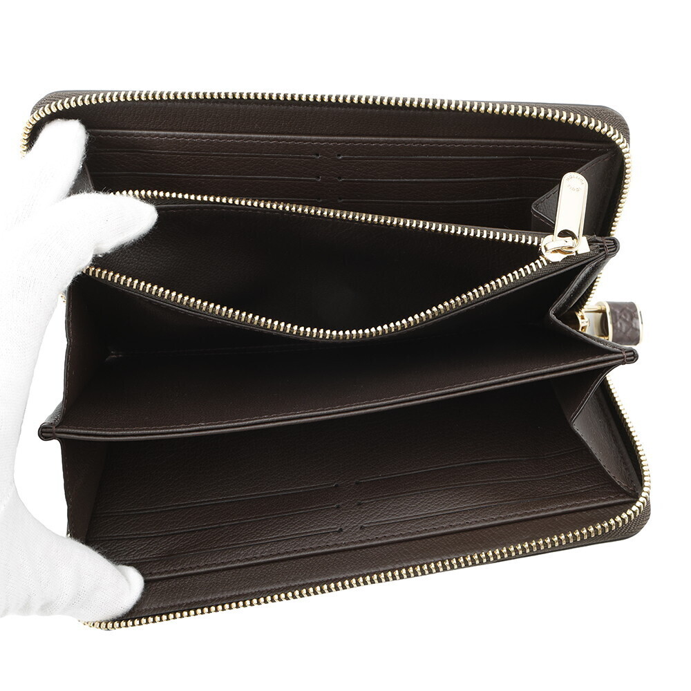 Louis Vuitton Monogram Python Zippy Wallet Round … - image 4